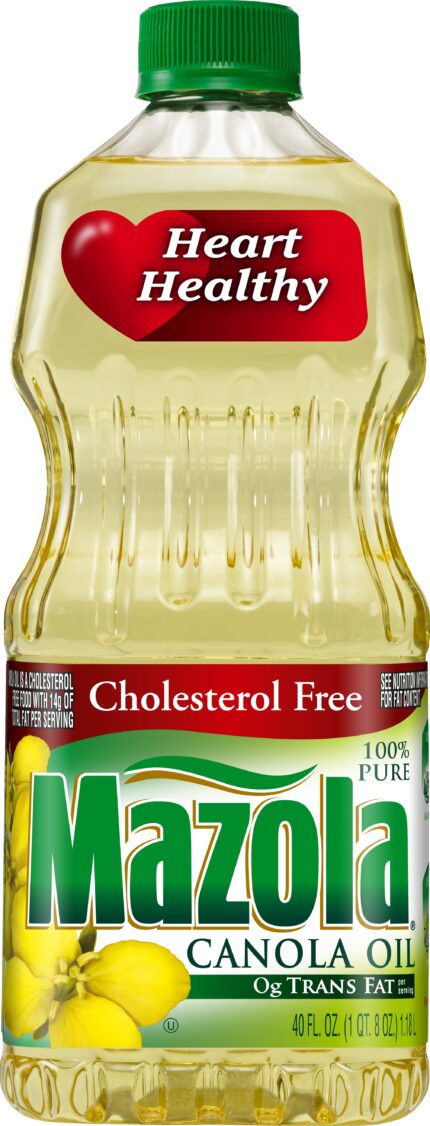Mazola, Canola Oil Cholesterol Free, Case Of 12, 40 Fl Oz