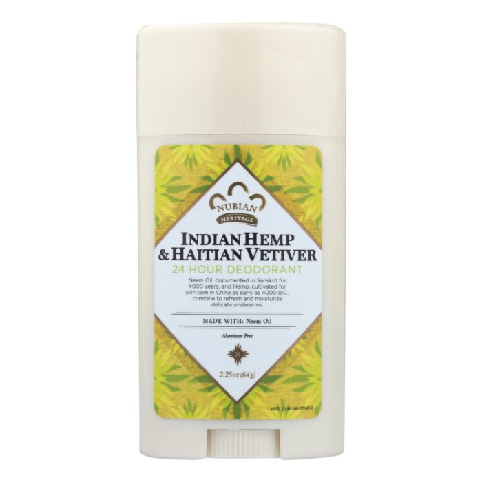 Nubian Deod,Indn Hemp&Haitn Vtvr 2.25 Oz - Image 1