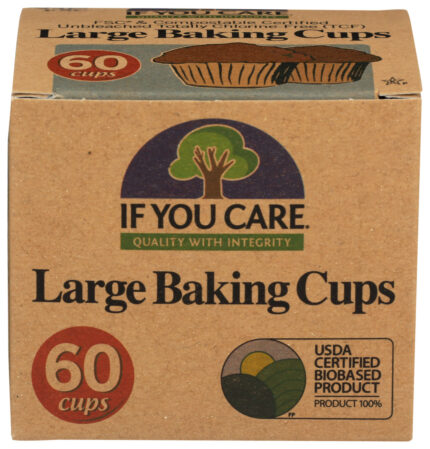 Ifyc Baking Cups,Brn,2.5 In 60 Ct