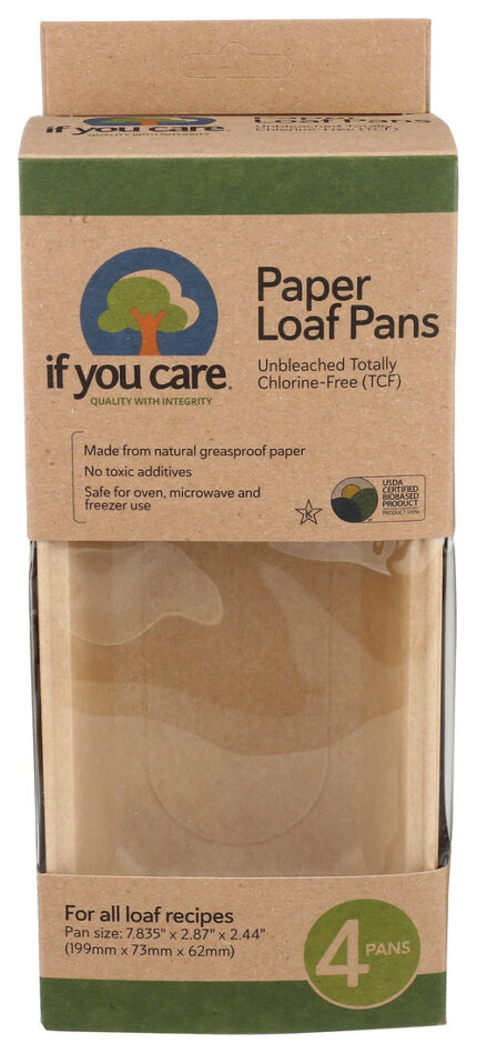 Ifyc Paper Baking Pan,Loaf 4 Ct