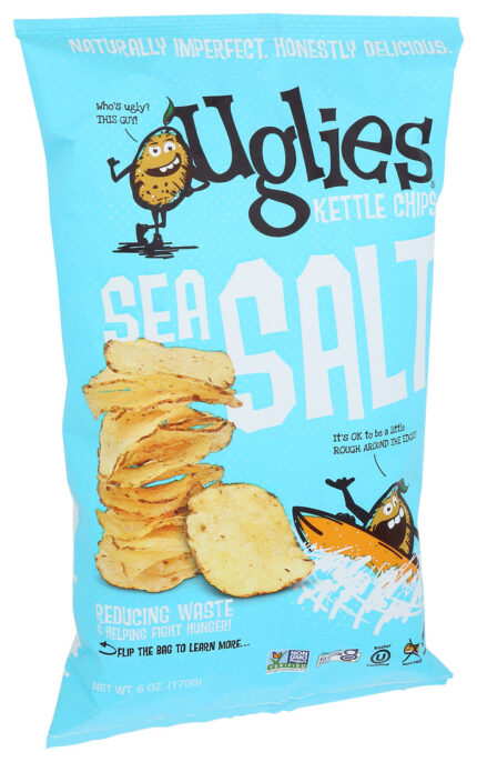 Uglies Pot Chp,Orig,Sea Slt,Ktle 6 Oz