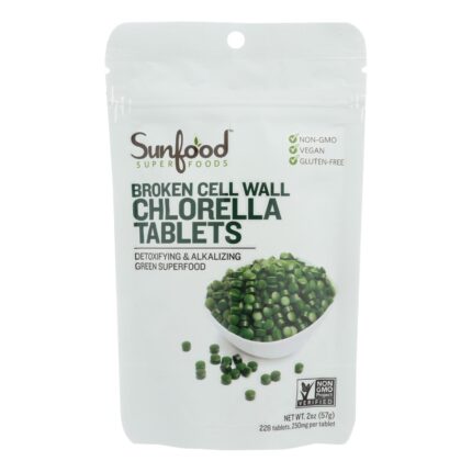 Sunfoo Chlorella Tablets 2 Oz