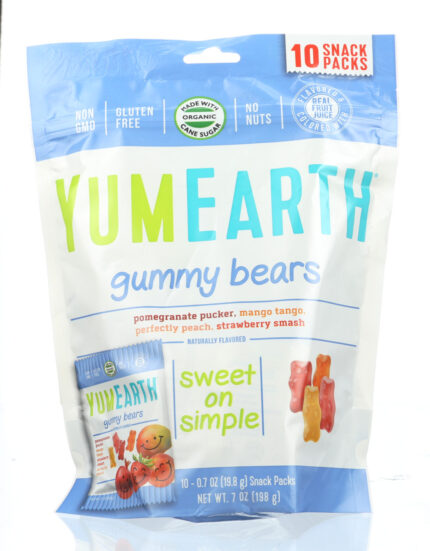 Yum Gummy Bears,Og2,Snack Pk 10/.7 Oz