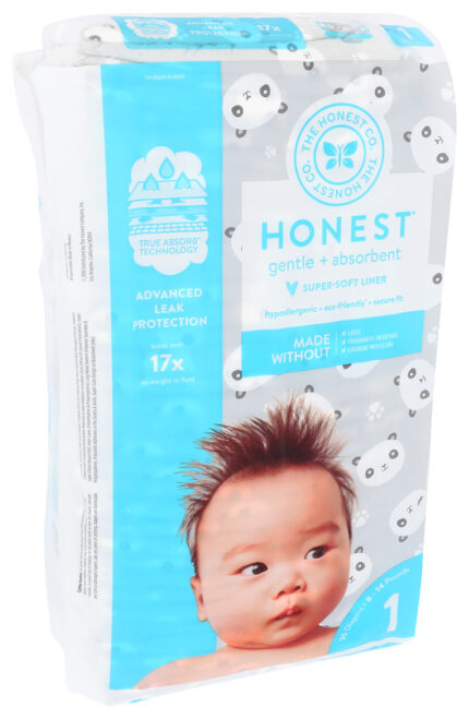 Honeco Diapers,Turtle Time,Sz 1 35 Ct