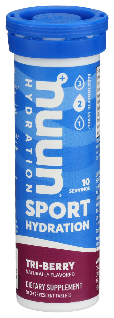 Nuun Drink Tab,Elctro,Tri-Bry 10 Tab