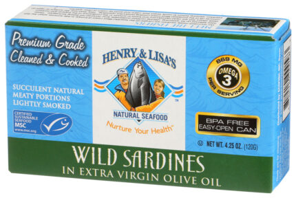 H&Lsea Sardines,Wld,Xvir Olv Oil 4.25 Oz