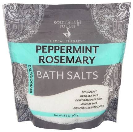 Sooth Bath Salts,Peprmnt Rsemry 32 Oz