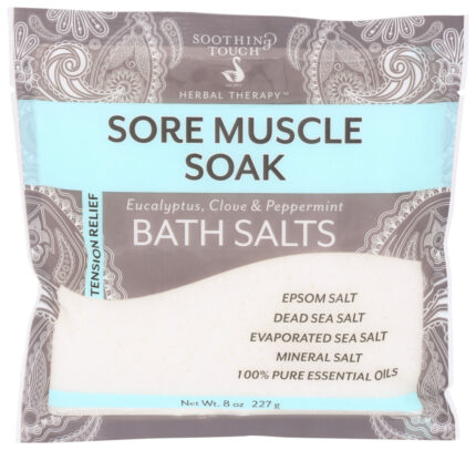 Sooth Bath Salts,Muscle Soak 8 Oz
