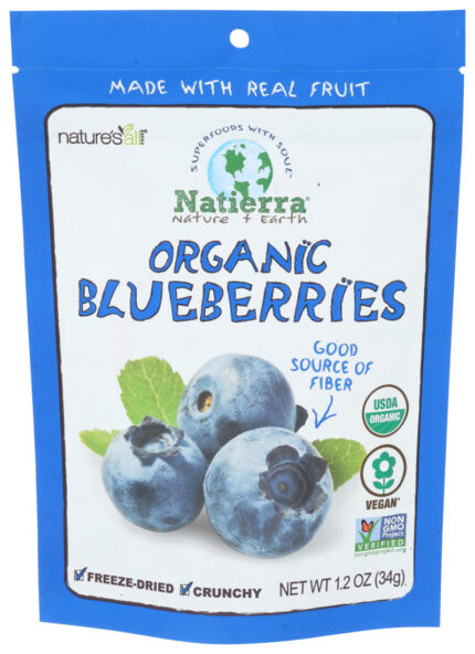 Natier Dried Fruit,Og1,Blueberry 1.2 Oz