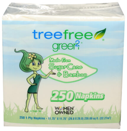 Green Napkins,Lunch 250 Ct