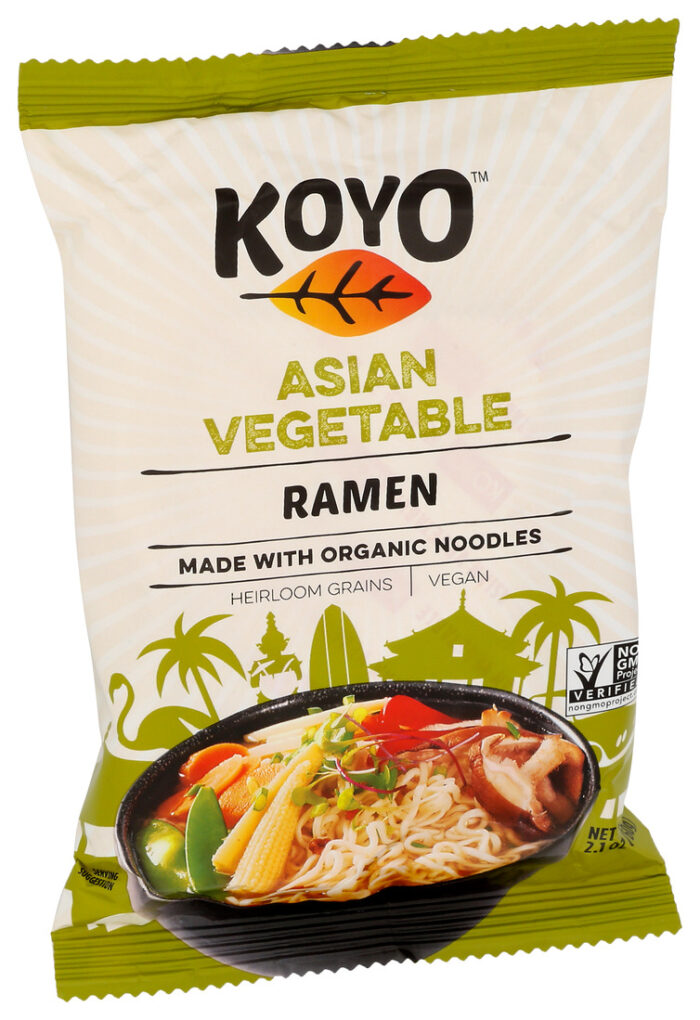 Koyo, Asian Vegetable Ramen, Case Of 12, 2.1 Oz - Image 1