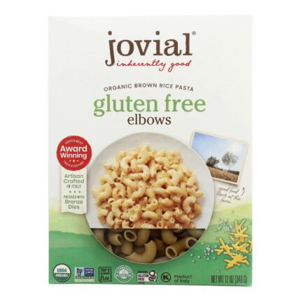 Jovial Pasta,Og1,Brown Rice Elbo 12 Oz