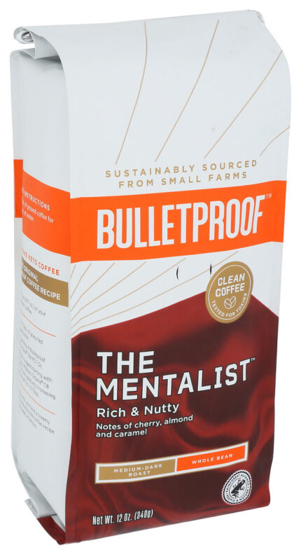 Bltprf Coffee,Mentalist,Whl Bn 12 Oz