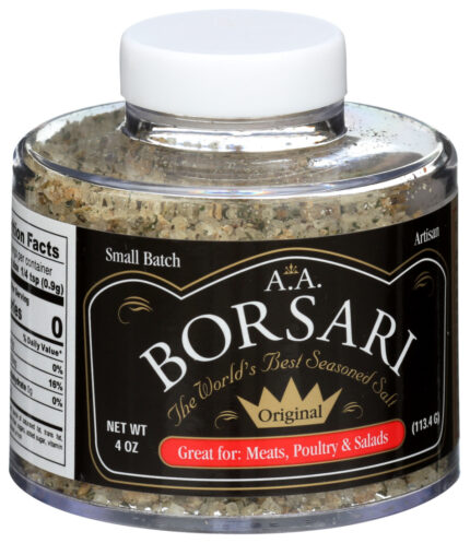 Borsar Seasoning Salt,Original 4 Oz