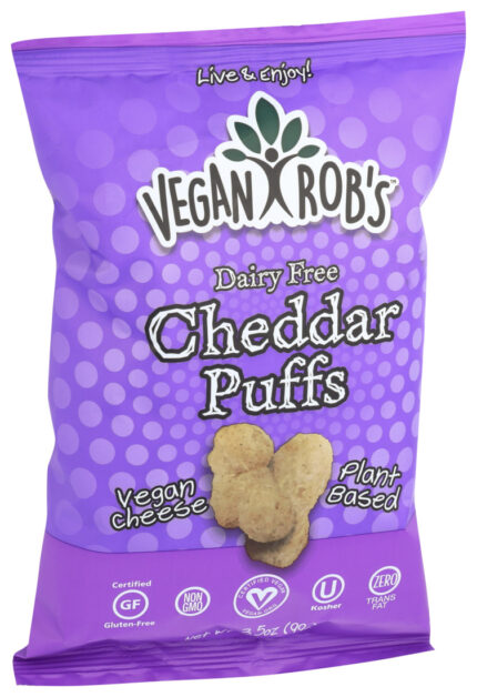 Vgnrob Puffs,Cheddar,Df 3.5 Oz