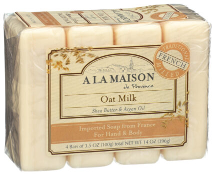 Alamai Bar Soap,Value Pk,Oat Mlk 4 Ct