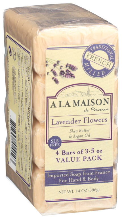 Alamai Bar Soap,Value Pk,Lav Flw 4 Ct