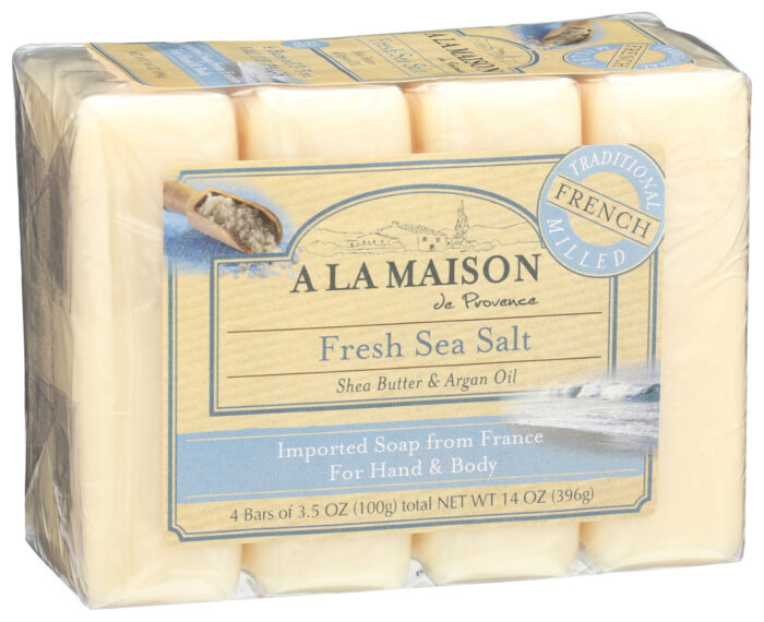 Alamai Bar Soap,4 Bars,Frsh Sslt 4/3.5 Oz - Image 1