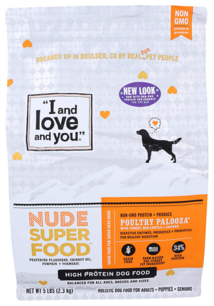 Iloveu Dog Kibble,Poultry,Nude 5 Lb