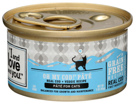 Iloveu Cat Food,Can,Oh My Cod! 3 Oz