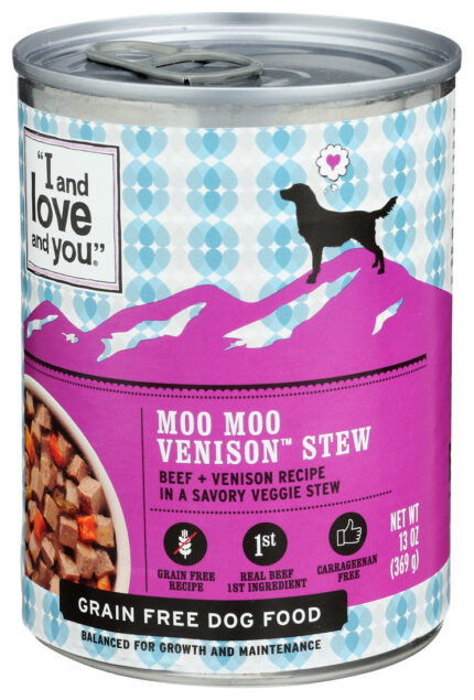 Iloveu Dog Food,Can,Beef&Venison 13 Oz