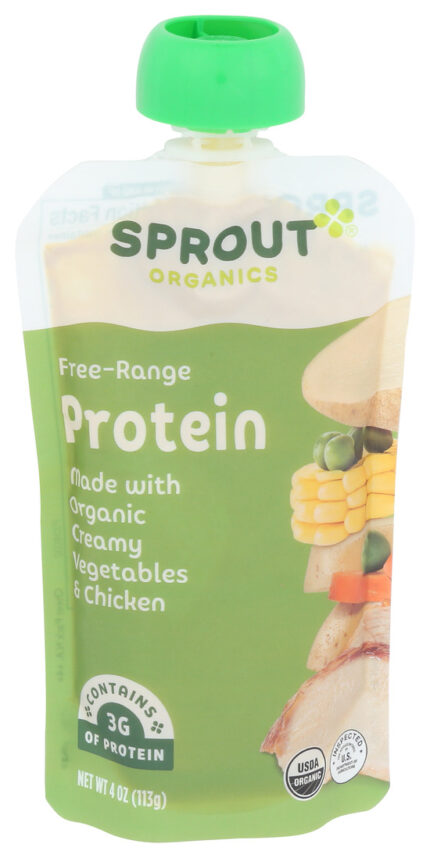 Sprout Baby Fd,Og2,Crmy Veg,Chkn 4 Oz