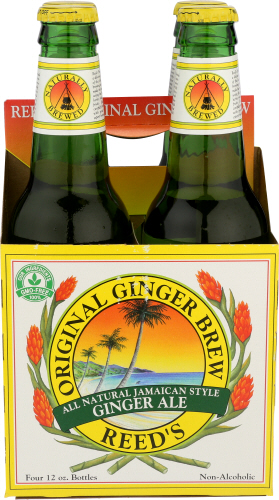 Reeds Soda Gingr Beer Orig 4Pk 48 Fo