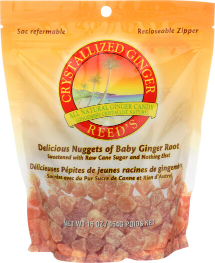 Reeds Candy Ginger Crystlzd 16 Oz