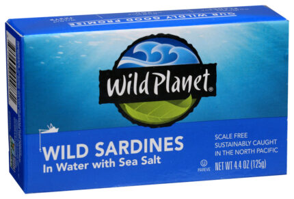 Wildpl Sardines,Spring Water 4.4 Oz