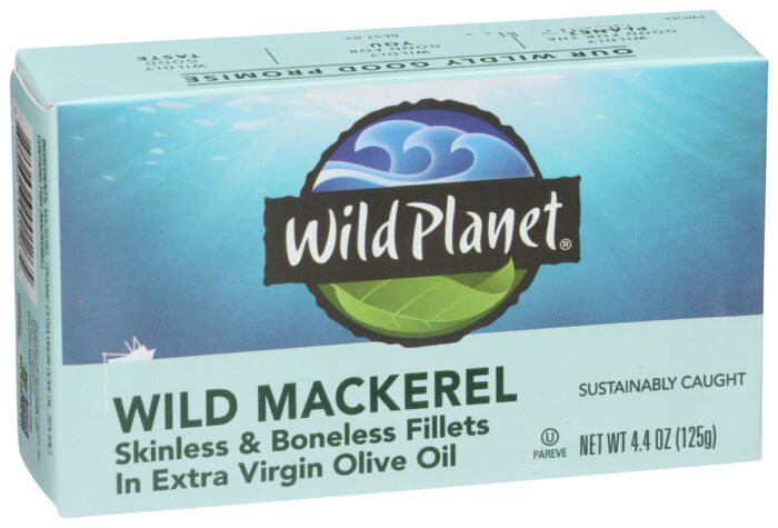 Wildpl Mackerel,Evoo,Fillets,S/B 4.4 Oz - Image 1