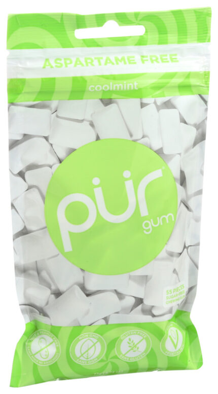 Purgum Gum,Cool Mint,55 Pcs 2.72 Oz