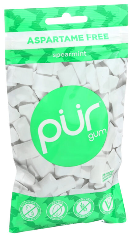 Purgum Gum,Spearmint,55 Pcs 2.72 Oz