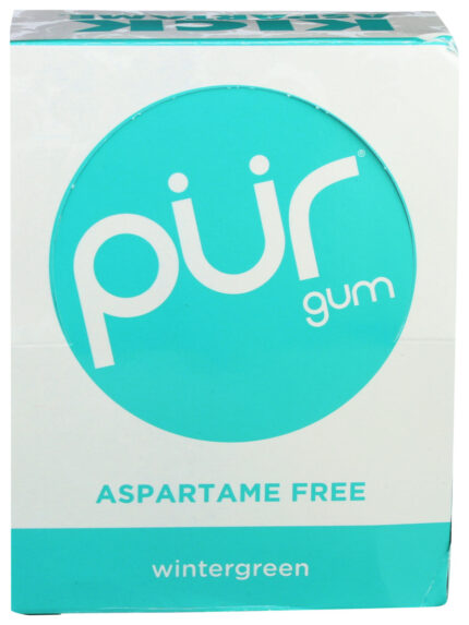Purgum Gum,Wintergreen,9 Pc 12.6 Grm
