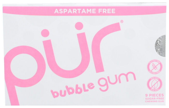 Purgum Gum,Bubble,Sugar Free,Gf 9 Ct - Image 1