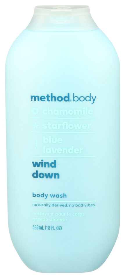 Method, Body Wind Down Body Wash, Case Of 6, 18 Fl Oz