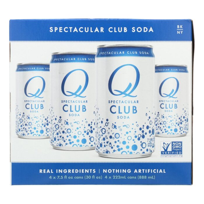 Qdrink Sprklng Wtr,Clb Sda,Can,4 4/7.5 Fz - Image 1