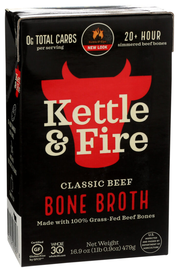 Ketfir Bone Broth,Beef,Grass Fed 16.9 Oz - Image 1