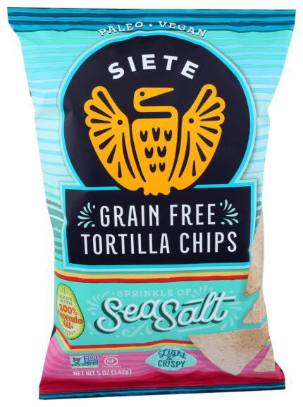 Siete Tortilla Chip,Sea Salt 5 Oz