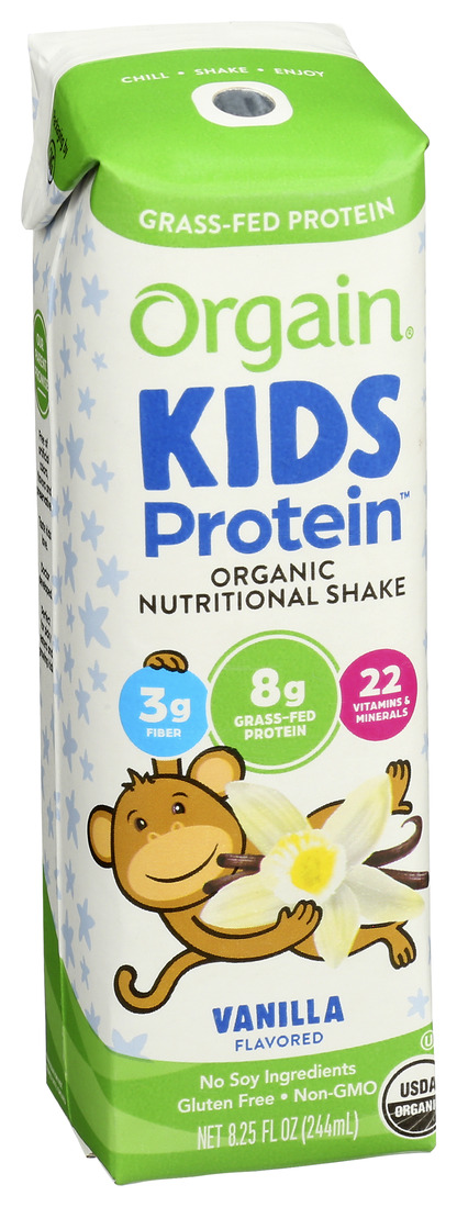 Orgain Nutr Shk,Og2,Van Kids 8.25 Fz