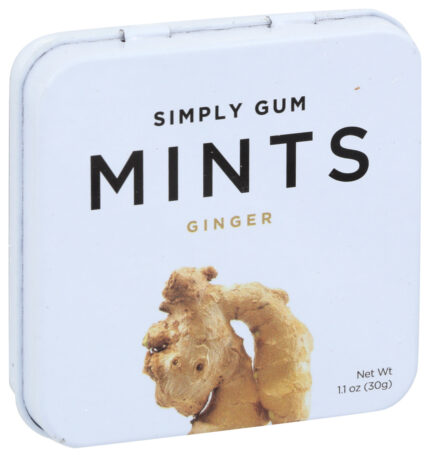 Simgum Mints,Ginger 30 Ct