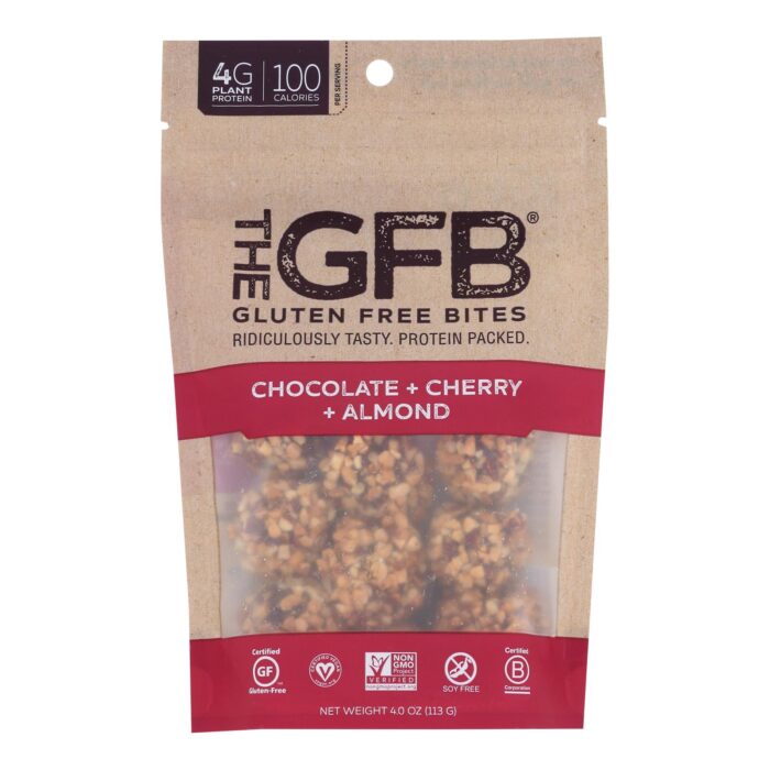 Gfb Bites,Choc Cherry Alm,Gf 4 Oz - Image 1