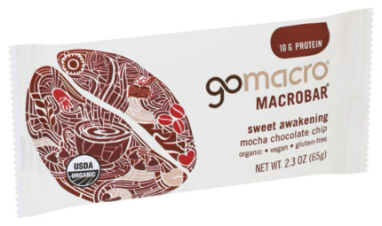 Gomacr Bar,Og2,Mocha,Choc Chip 2.3 Oz