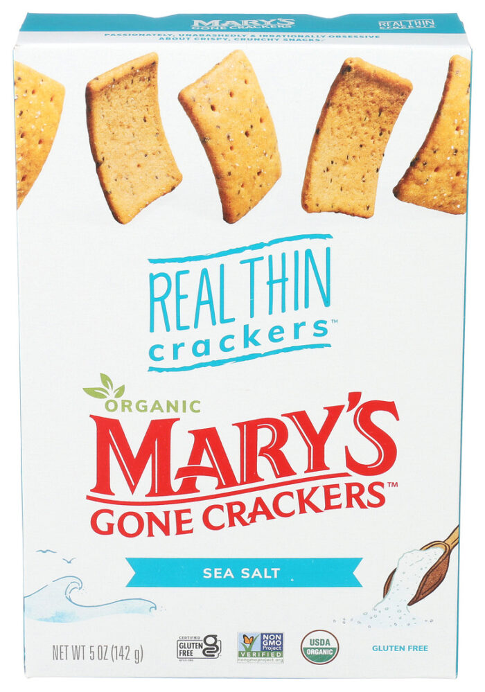 Mary Rl Thn Crckr,Og2,Sea Salt 5 Oz - Image 1