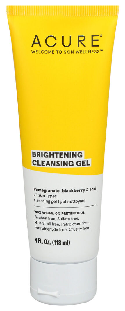 Acure Gel,Brightening Cleansing 4 Fz