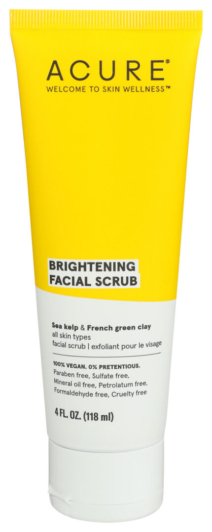 Acure Scrub,Facial,Brightening 4 Fl