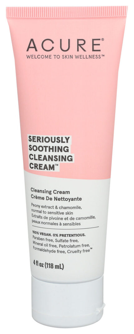 Acure Cream,Soothing Cleansing 4 Fz