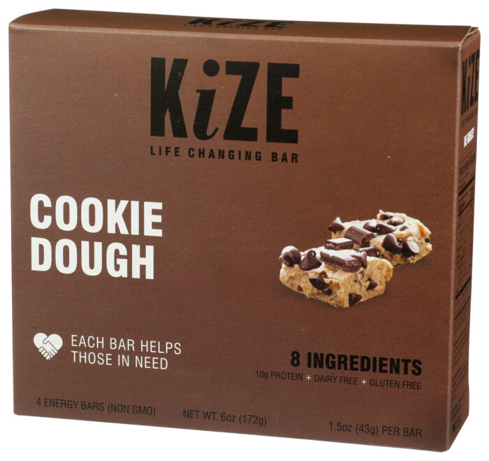 Kizeco Energy Bar,Raw Ckie Dough 1.5 Oz - Image 1