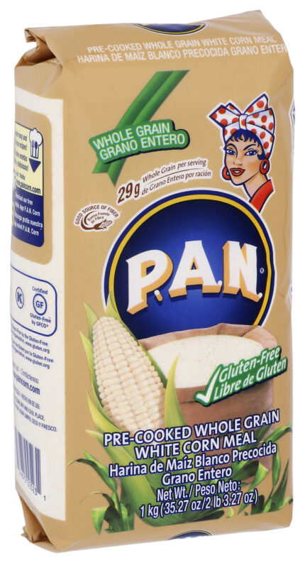 P.A.N., Pre Cooked Whole Grain White Corn Meal, Case Of 10, 35.27 Oz