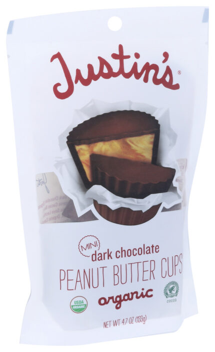 Justns Pnut Btr Cup,Og2,Dk,Mini 4.7 Oz