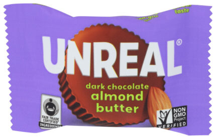 Unreal Alm Btr Cup,Dark Choc .53 Oz